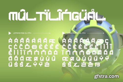 Vandroit - Techno Display Font 8NW86SG