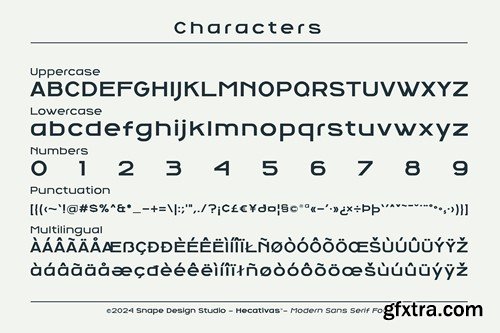 Hecativas - Modern Sans Serif Font HYDTUMY