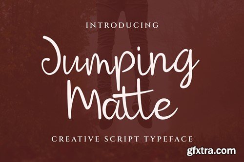 Jumping Matte Script Font LBMRG9E