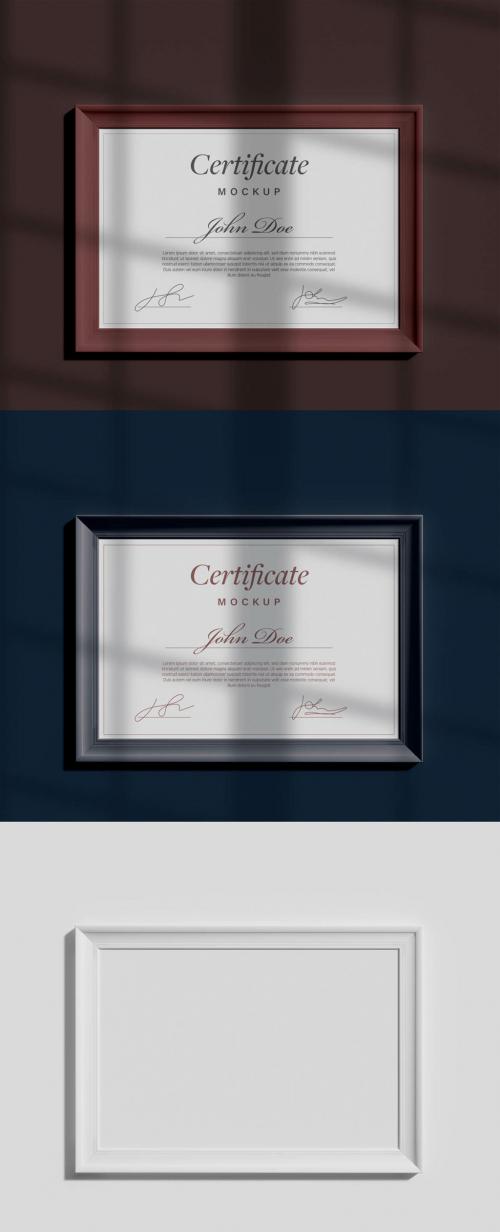 Certificate Mockup