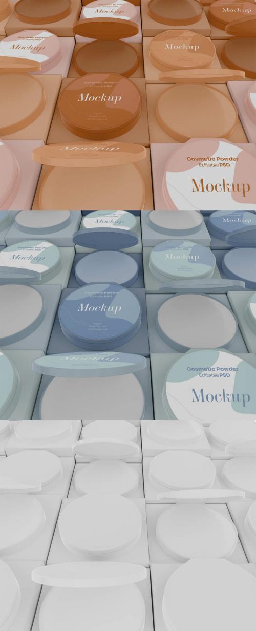 Cosmetic Powder Mockup