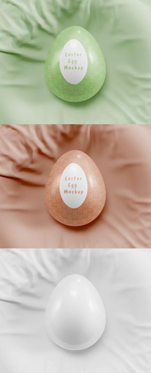 Isolated Easter Egg Mockup