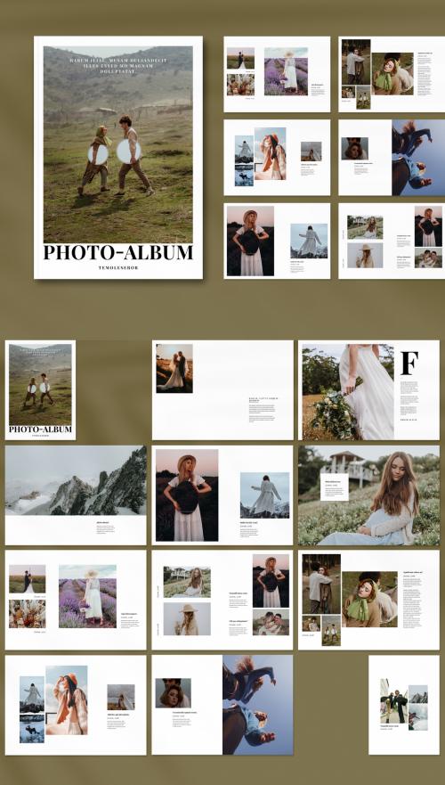 Photography Album Book Layout