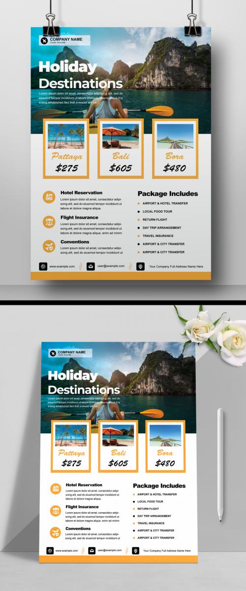 Travel Flyer Layout