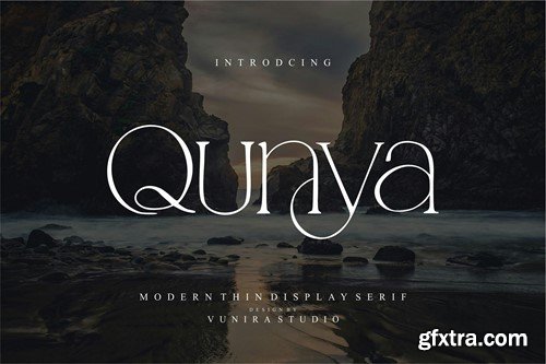 Qunya - Display Serif A6VXEPJ