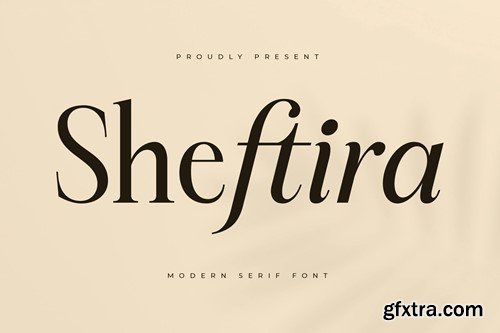 Sheftira Modern Serif Font LPFPX5W