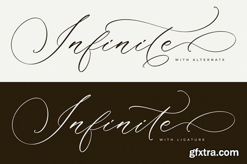 Amotthela Infinite Calligraphy Font M23P3JY