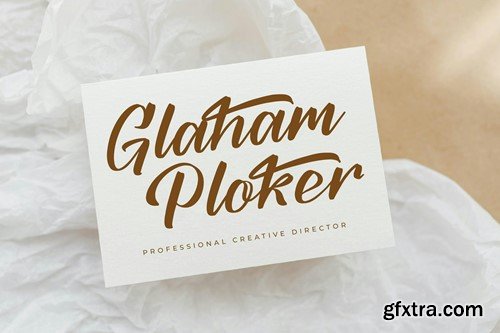 Nautical Prestige Modern Bold Script Font FZTF24S