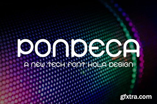 Pondeca - Tech & Sci fi Font XY2H5R7