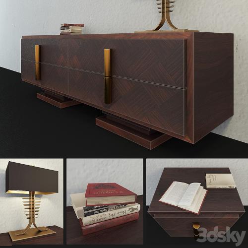 Smania Nestor dresser and nightstand