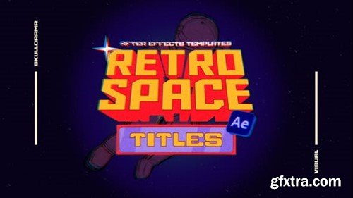 Videohive Retro Space Titles 51652609