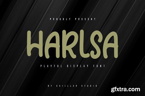 Harlsa - Playful Font E3P9H2H