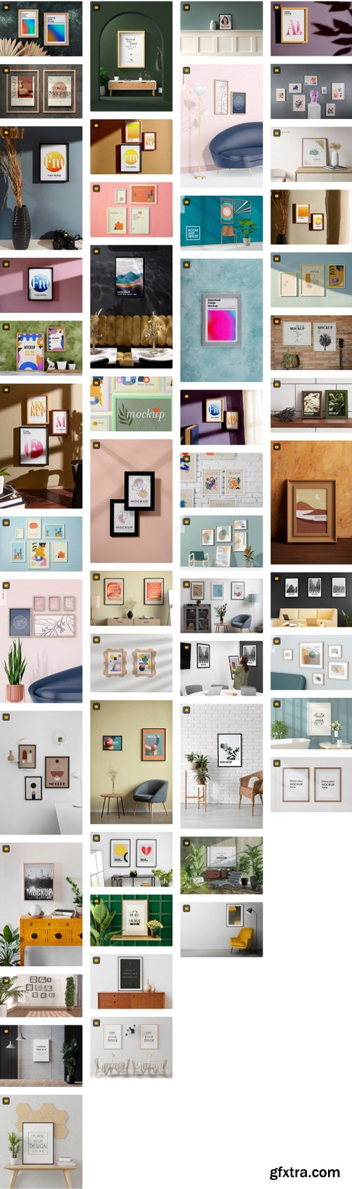 Wall Frames Mockups Collections