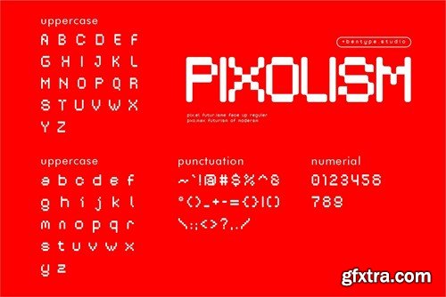 Pixolism - Tech Font Display JYUMG4W