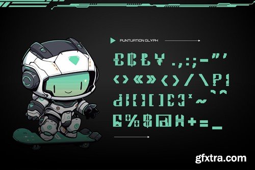 Airobotech - Future Sans Serif Font PE663TY