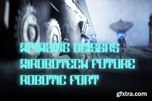 Airobotech - Future Sans Serif Font PE663TY