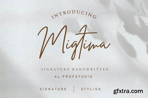 Migtima - Signature Handwritten Font VFTS7Z2