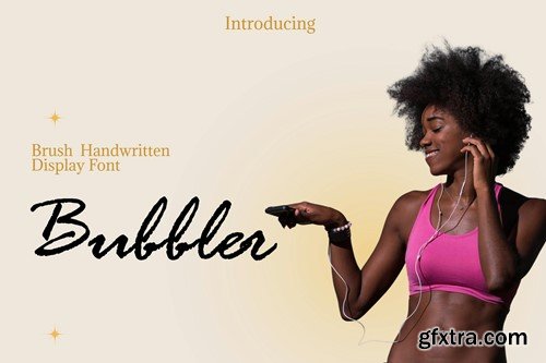 Bubbler Brush Handwritten Font 28MJ5E6