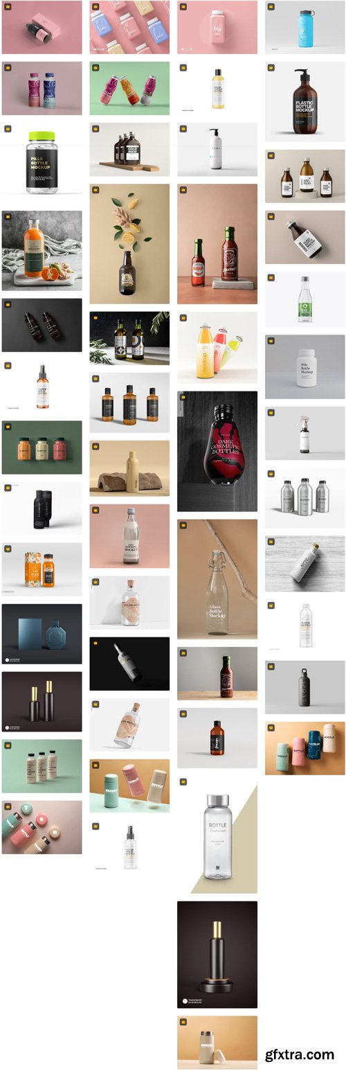 Bottle Mockups Collections