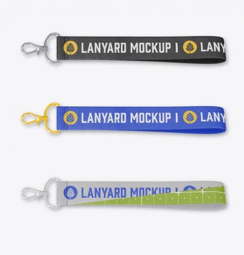 Short Lanyard Mockup