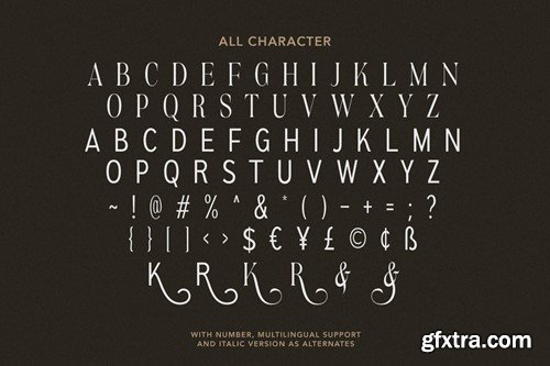 Black Charms - 2 in 1 Condensed Font GPBCYQ4