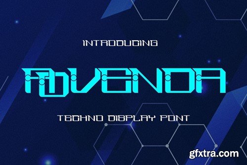 Advenda | Techno Font 9F7PBDA