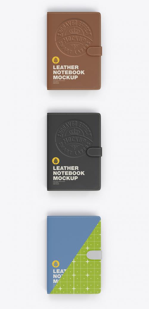 Leather Notebook Mockup