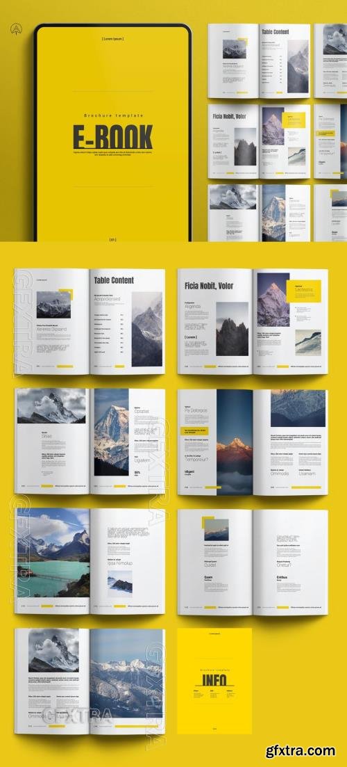 E-Book Brochure Template 714765046