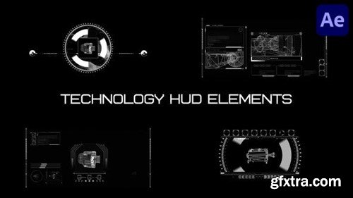 Videohive Technology Hud Elements for After Effects 51637324