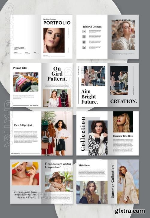 Fashion Design Portfolio Template 714747559