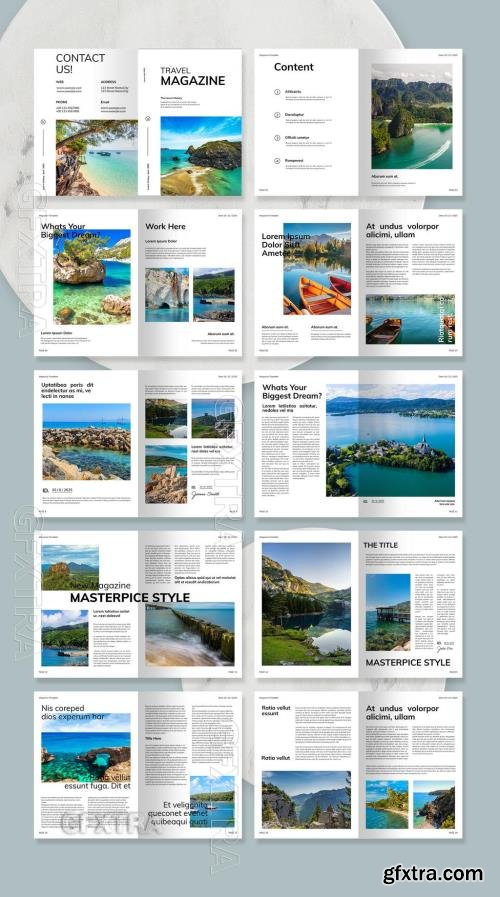 Magazine Template 714747367