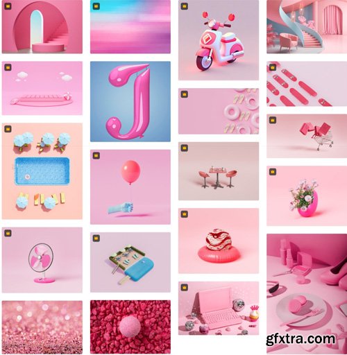 Living the pink life - Stock Photo Collections