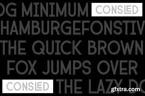 Consled - Modern sans serif and cool font VLG6ZGV