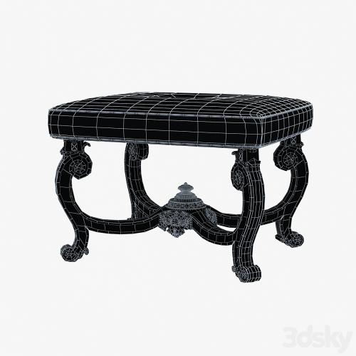 Baroque Style Carved Bench