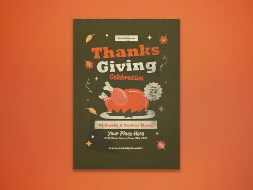 Thanksgiving Celebration Flyer