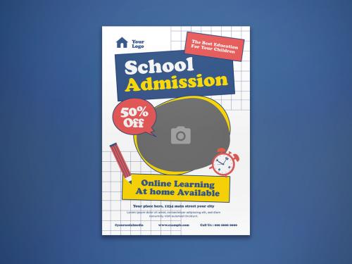 School Admission Flyer