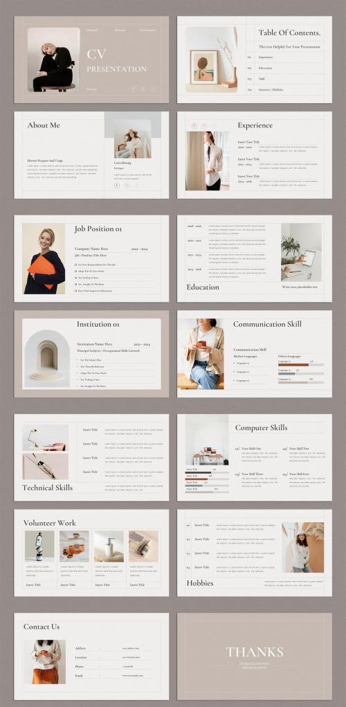 CV Presentation Layout