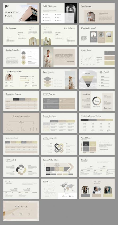 Marketing Plan Presentation Layout