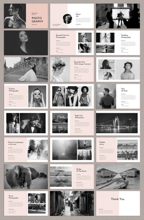 Photography Portfolio Presentation Layout