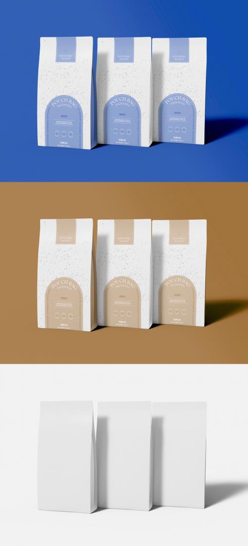 Coffee Pouch Bag Mockup