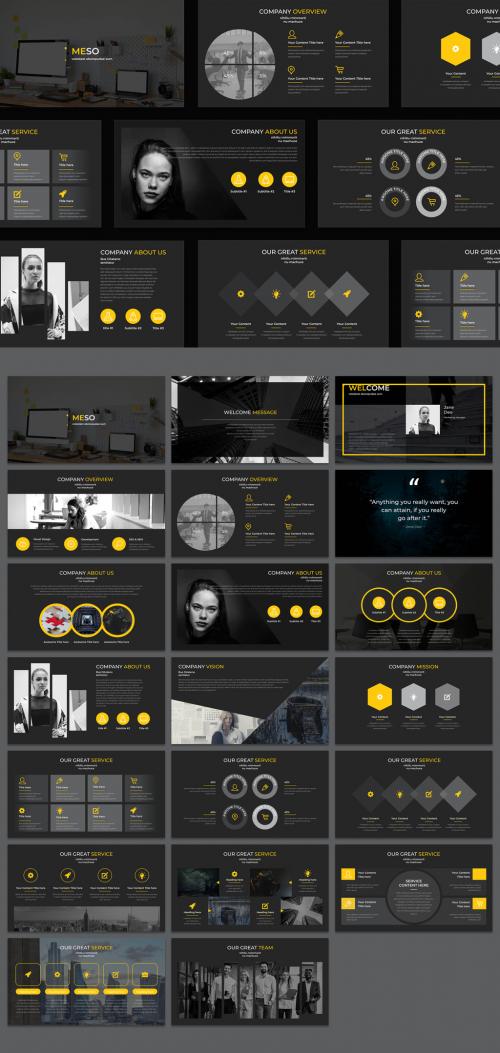 Black Presentation Template