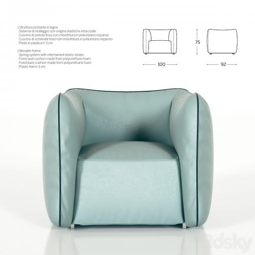 Armchair Polodivani 