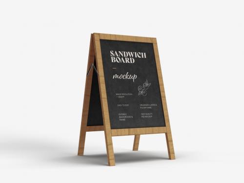 Sandwich Board Mockup Design