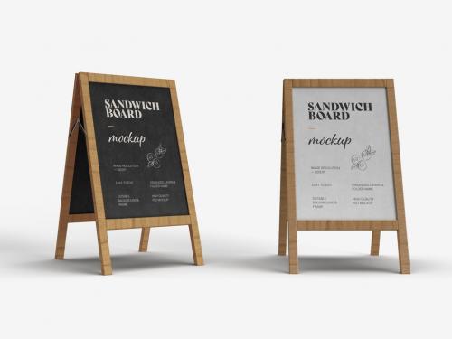 Sandwich Board Mockup Design