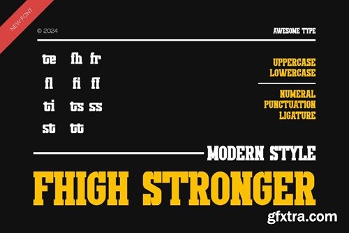 Fhigh Stronger Font AL6HZ23