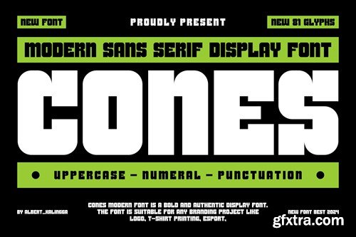 Cones Font HVHZJ5Z