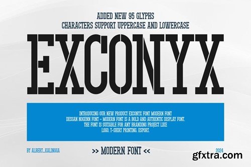 Exconyx Font ZYGB2EG