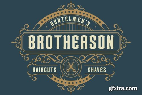 Richerson A Vintage Typeface D3GJWRK