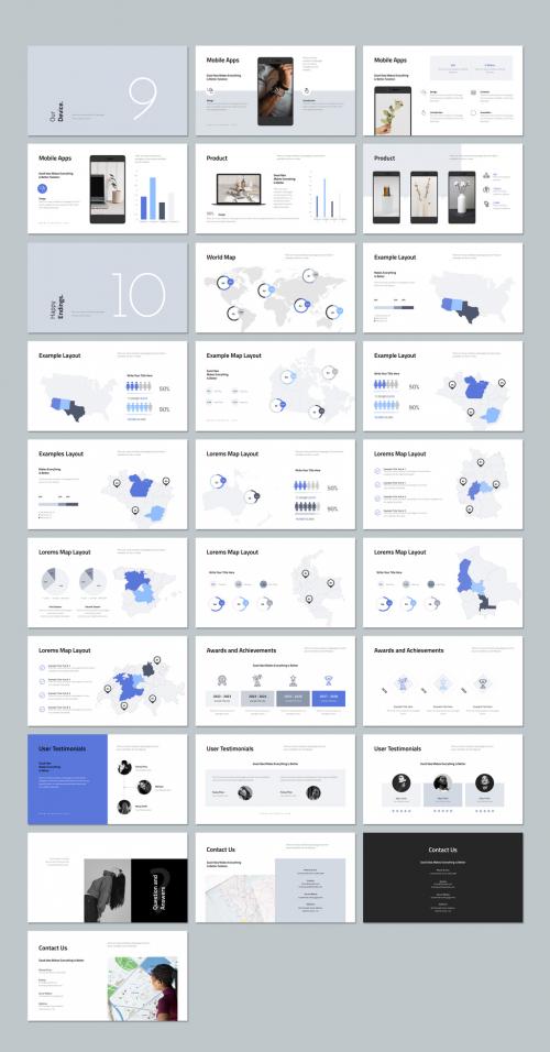 A5 Business Pitch Deck Layout