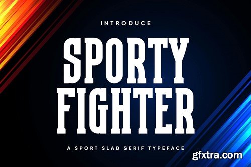 Sporty Fighter - Sport Display Font FUEXHNX